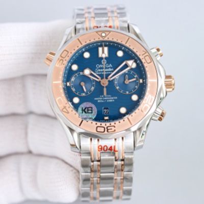 OMEGA Seamaster Diver 300M Chronograph  42mm Two-Tone Rose Gold Case